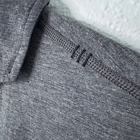 Lululemon Men’s Evolution Polo Heathered Black Size XS EUC - Picture 3 of 6